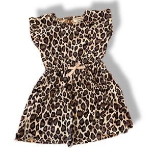 Cynthia Rowley Girls S (5/6) Leopard Print Ruffle Dress